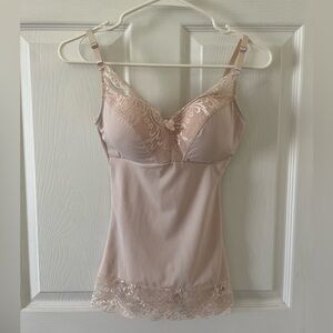 Rhonda Shear Cream Lace Camisole